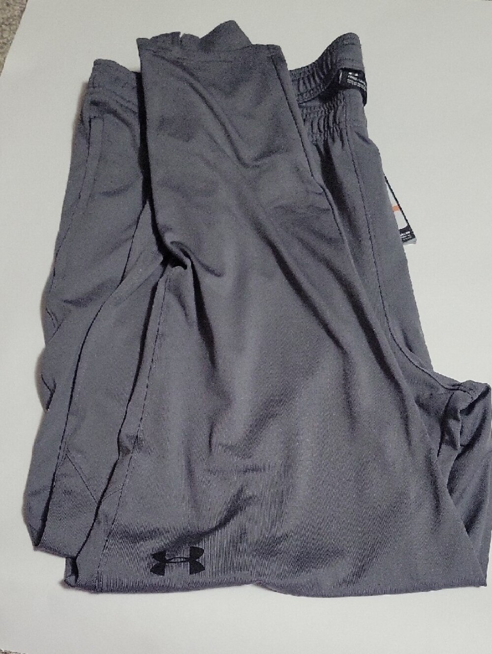 Under Armour Men's Charcoal Gray Athletic Jogger Pants - Picture 4 of 4